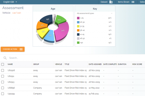 interactive pie chart example
